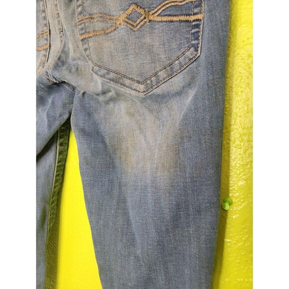 Mudd FLX Stretch Jeans Size 1 Mid Rise Vintage Skinny Distressed - Picture 4 of 8